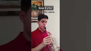 Sou feliz Hino 140 no Sax soprano musicaccb ccbmusica saxophone [upl. by Reinaldos]