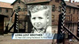 Auschwitz Survivor Using Facebook to Search for TWIN  Holocaust survivor searches Twin In FACEBOOK [upl. by Wheeler]