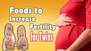 Foods to Increase Fertility for Twins  Top 7 Foods for Increasing Your Fertility [upl. by Chastain531]