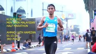 21KM Pemenang Men Open Malaysian HALF Marathon KLSCM 2022 [upl. by Montfort]