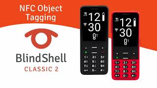 BlindShell Classic 2  NFC Object Tagging [upl. by Eilrac]