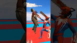 NEW SPIDERMAN SAVE SPIDER GWEN FROM VENOM AND GOONS  SPIDERMAN AS CHAINSAW MAN shorts spiderman [upl. by Einitsed]