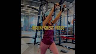 Resistance band incline chest press shorts trending fitbetterwithbk [upl. by Ahtnammas]