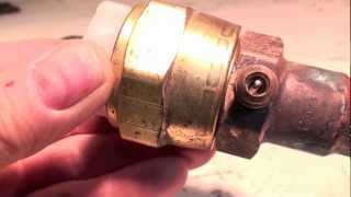 how to stop leaks from air conditioner valves and caps [upl. by Gregrory454]