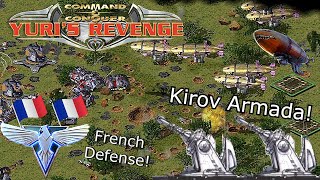 Yuris Revenge  2 VS 2 on Offense Defense NEW CNCNet AI [upl. by Nimajeb]