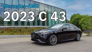 The AllNew 2023 MercedesBenz AMG C43 4MATIC Sedan is here  Interior Exterior Review [upl. by Burner]