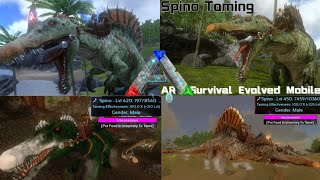 Top 3 Spino Taming Without TrapARK Survival Evolved Mobile [upl. by Sergent]