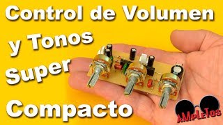 Control de tonos y volumen controlados por tensión con AN5835 [upl. by Joletta]