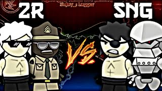 DA2  Mini Militia 2R 🆚 SNG  CLAN WAR ft3   2nd Match Mini Militia 🔥 [upl. by Eitsym]