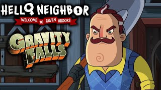 Hello Neighbor Welcome to Raven Brooks Season 1 Fanmade trailer  Gravity Falls intro [upl. by Medwin747]