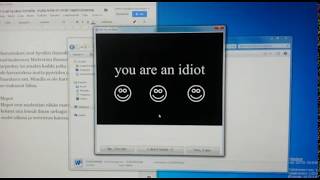 Idiot Virus On a School Computer [upl. by Llieno]