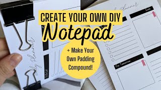 Create Your Own Personalized Notepad [upl. by Edy]