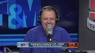 Greg Bedard 3 Up amp 3 Down after the Patriots Loss to the Commanders  Felger amp Mazz 11723 [upl. by Rochus]