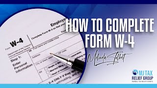 How to Complete Form W4 Tutorial [upl. by Eioj]