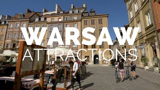 10 Top Tourist Attractions in Warsaw [upl. by Loydie]