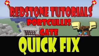 Portcullis Gate No SandGravel Quick Fix [upl. by Lower]