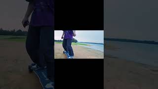 Run dirt roads with the new allterrain electric skateboard automobile electricskateboardshorts [upl. by Elijah]