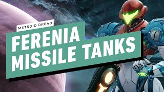 Metroid Dread  All Ferenia Missile Tank Locations [upl. by Ettennaj]