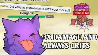 MERCILESS  VENOSHOCK GENGAR SPAMS CRITICAL HITS IN ALMOST ANY ABILITY [upl. by Yelsnit]