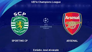 Sporting CP gegen Arsenal  UEFA Champions League 202425 [upl. by Atiram628]