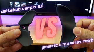 DeltaHub Carpio 20 vs Generic Ergo Wrist Rest [upl. by Navoj986]