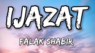 Falak Ijazat Lyrics [upl. by Utter]