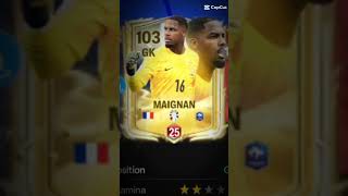 Maignan is Best GK On Fc24 youtubeshorts fc24 shorts [upl. by Eahsat31]