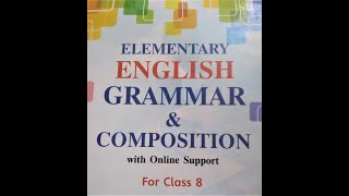 Elementary English Grammar amp Composition Class 8  Exercise12 amp 3 chapter 4 Determiners [upl. by Yrohcaz]