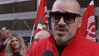 Appalti logistica presidio Filt Cgil Toscana a Firenze [upl. by Boys]