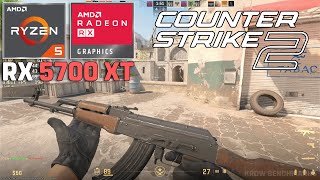 CounterStrike 2  RX 5700 XT  Ryzen 5 5600G [upl. by Aryaz]