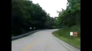 Paris Arkansas to Mt Magazine State Park Drivelapse Time Lapse [upl. by Astraea679]