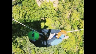 Tarzan Swing  To Swing or Not to Swing Costa Rica Adventure [upl. by Anelak]