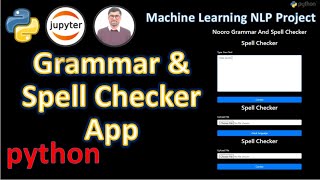 Building Grammar and Spell Checker App with Python  Python NLP Grammar Spell Check [upl. by Ahsatin]