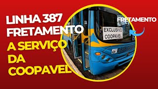 Linha 387  Fretamento  Carro ES35 [upl. by Georgie]