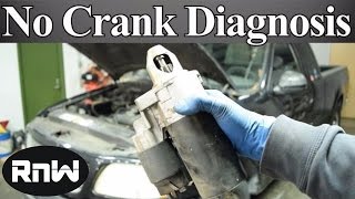 How to Diagnose a No Crank No Start Issue  Nothing or only a Click When the Key is Turned [upl. by Arutak586]