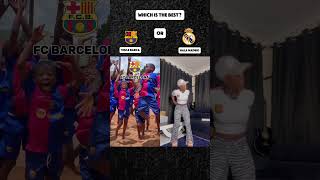 VISCA BARÇA Vs HALA MADRID Pt 26 shorts dance music halamadrid viscabarça laliga [upl. by Euphemiah995]