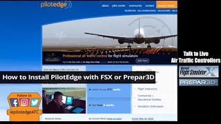 How to Install PilotEdge into FSXPrepar3D [upl. by Romelda126]