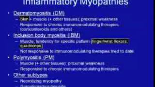 Inflammatory Myopathies  Steven A Greenberg [upl. by Culosio]