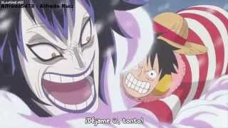 Luffy vs Caesar Clown One Piece HD [upl. by Oruasi525]