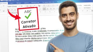 Como Ativar o Corretor Ortográfico no Word [upl. by Kinchen]