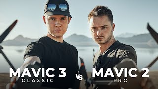 Mavic 3 Classic vs Mavic 2 Pro  DJI Drone Battle [upl. by Kinsley]