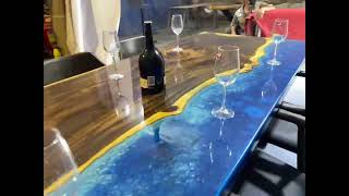 EPX0290T9 – Epoxy Dining Table [upl. by Lipski]