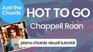 Piano Chords  Hot To Go Chappell Roan [upl. by Carol838]