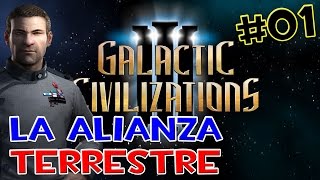 GALACTIC CIVILIZATIONS 3 GAMEPLAY EN ESPAÑOL  LA ALIANZA DE LA TIERRA 01 [upl. by Nicolina]