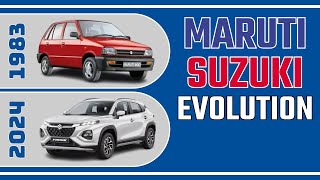 Maruti Suzuki Evolution 1983  now  ALL MARUTI SUZUKI CARS [upl. by Noivad]