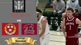 Harvard vs Colgate 2024 Mens Basketball Game Replay amp Highlights [upl. by Elleb564]