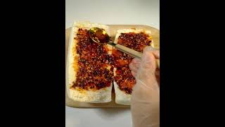 Chinesestyle burger  Rou Jia Mo chilli cooking chinesefood burger [upl. by Zonda]