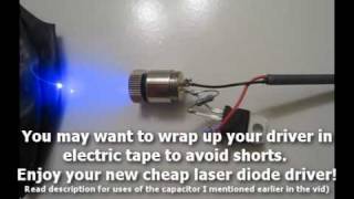 DIY Make a 3 Laser Diode Driver [upl. by Assina]