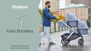 Twin strollers  Top stroller options to use with twins UPPAbaby Bugaboo Nuna Cybex and more [upl. by Yzeerb696]