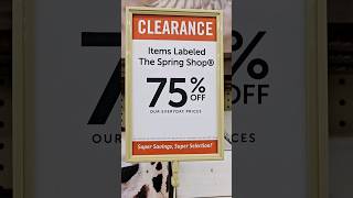 Spring Shoppe 75 off clearance hobbylobby [upl. by Wrennie]